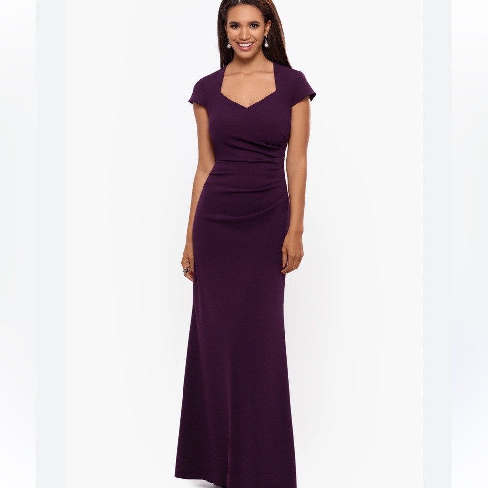 Elegant Purple Evening Gown